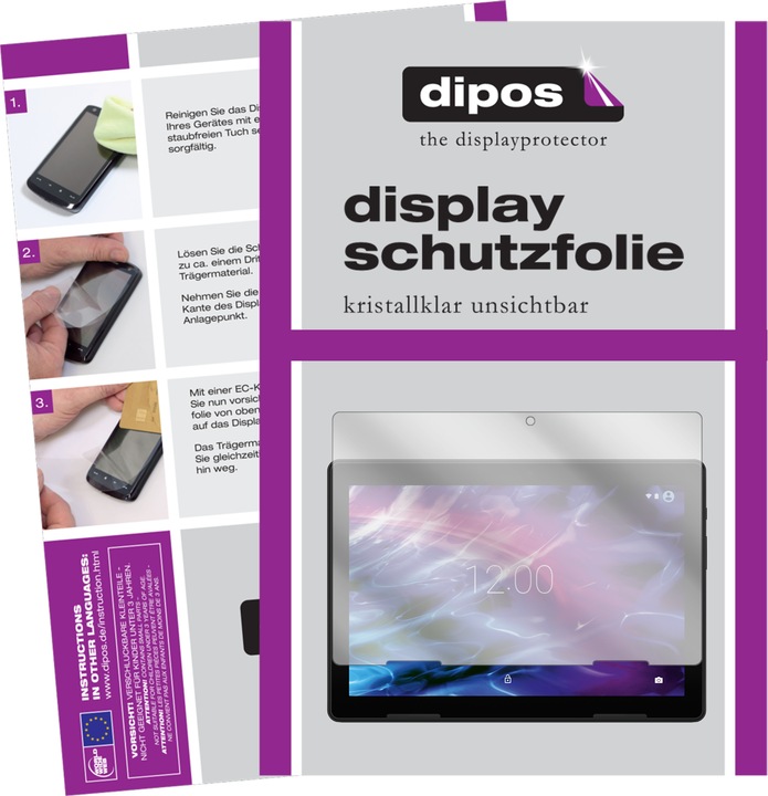 Produktbild Dipos Displayschutzfolie Crystalclear (2 Stück, Lifetab E10604)