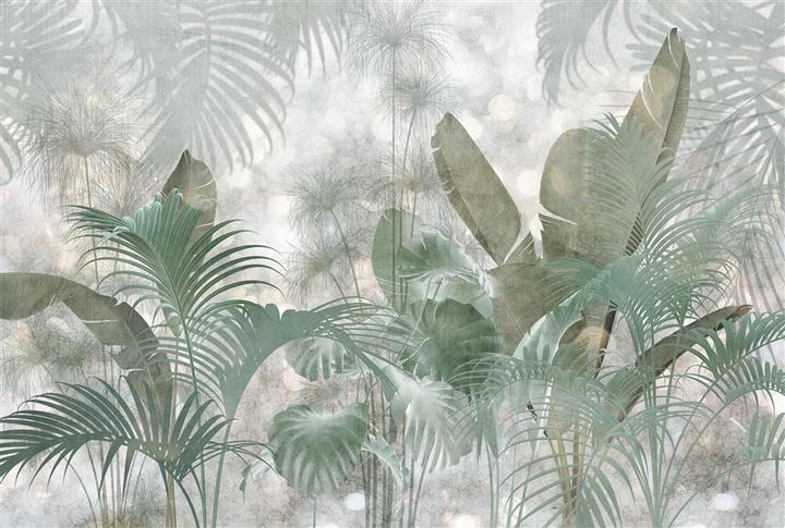Komar Non-woven wallpaper XXL4-1033 Paillettes Tropicales 4-panel 368 x 248 cm (368 x 248 cm)