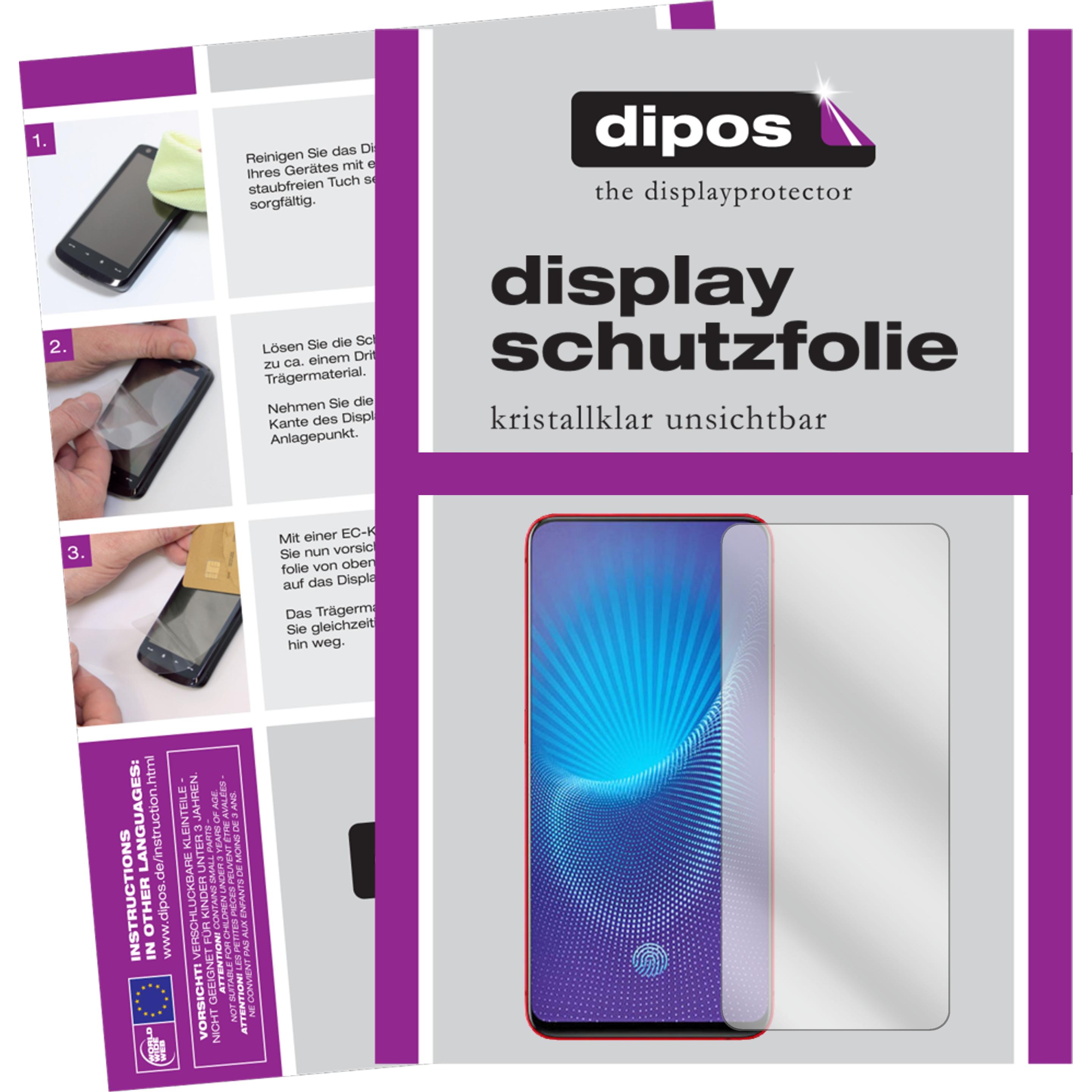 Dipos Displayschutzfolie Crystalclear (2 Stück, Vivo Nex S), Smartphone Schutzfolie, Transparent