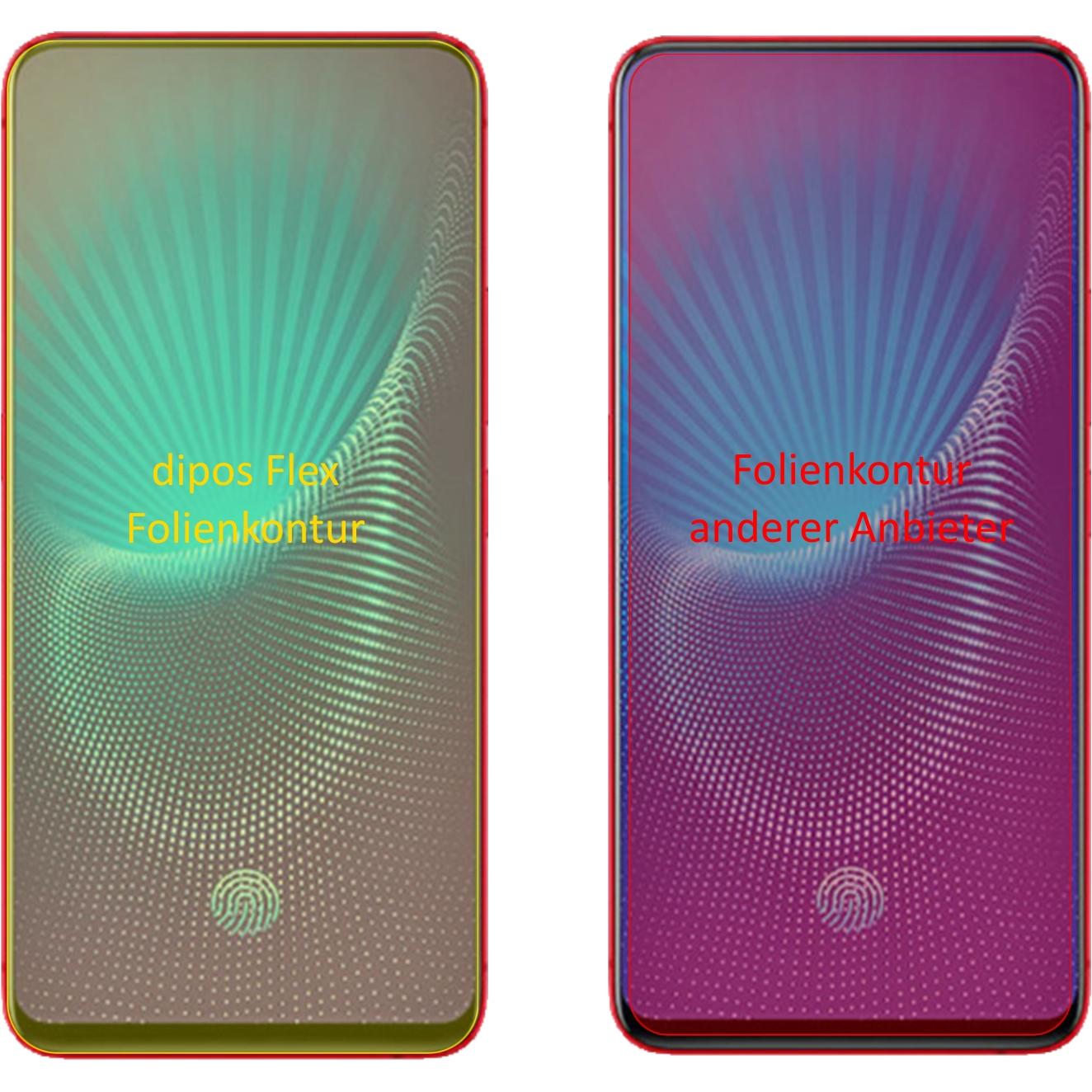 Thumbnail - Dipos Displayschutzfolie Full-Cover 3D (2 Stück, Vivo Nex S), Smartphone Schutzfolie, Transparent
