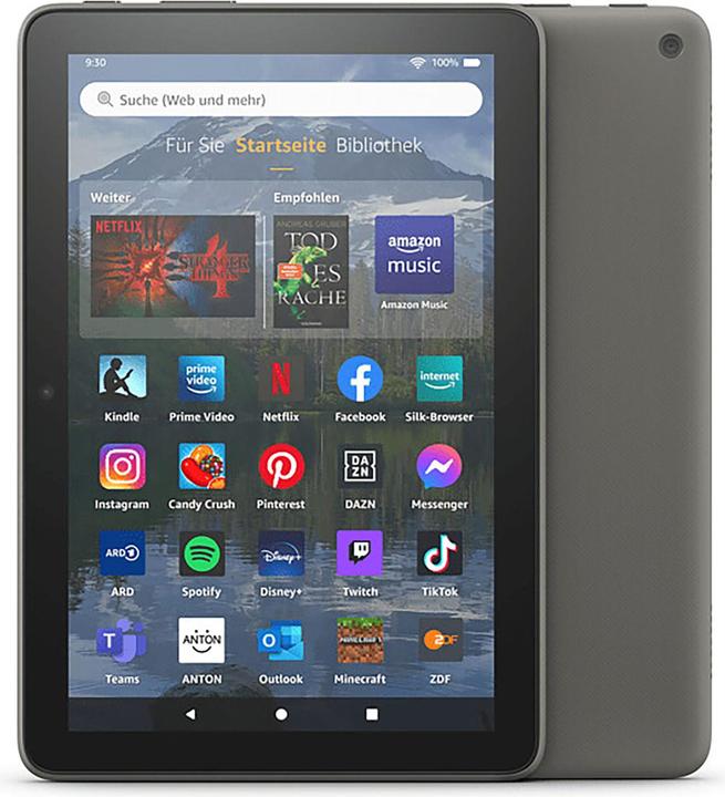 Amazon Fire HD 8 Plus (2022) (WLAN only, 8", 32 GB, Grey)