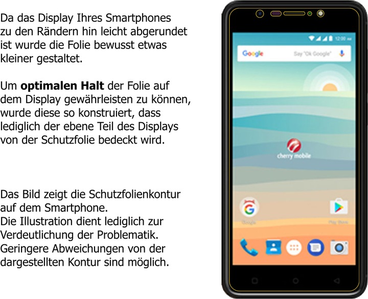 Actual product image Dipos Screen Protector Anti-Glare (2 Piece, Cherry Mobile Flare S6)