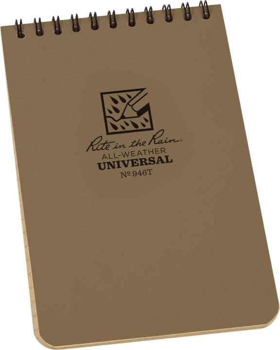 Rite in the Rain 4 X 6 Carnet de notes tous temps 946T (Quadrillé, Couverture rigide)
