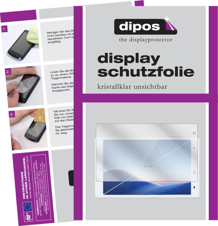Produktbild Dipos Displayschutzfolie Crystalclear (2 Stück, Xiaoxin TB 8804F)