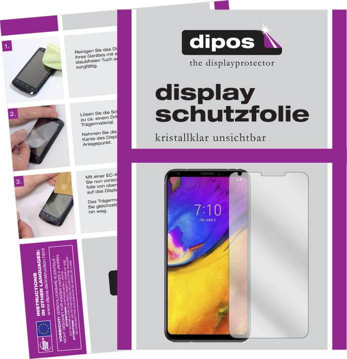 Actual product image Dipos Screen Protector Crystalclear (1 pcs., LG V35 ThinQ)