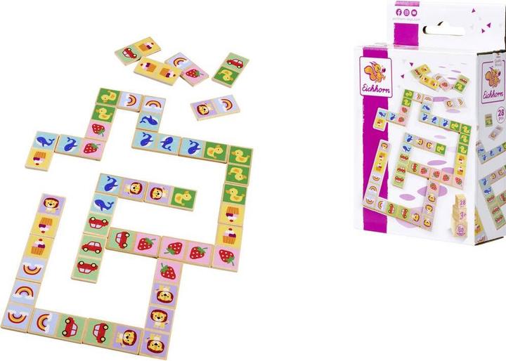 Actual product image Eichhorn EH Games Dominoes (German)