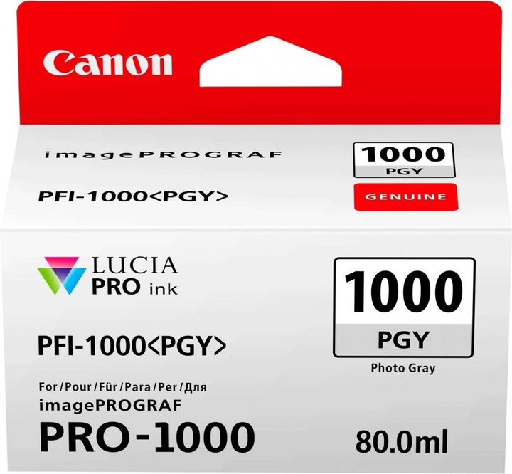 Energie-Label Canon Pfi-1000 (PGY)