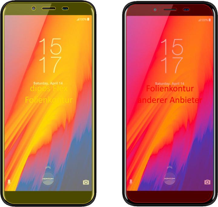 Actual product image Dipos Screen Protector Full-Cover 3D (3 pcs., HomTom S99)