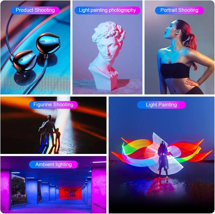 Produktbild Luxceo P400 RGB-Videoleuchte mit Effekten für Fotografie (Videoleuchte)