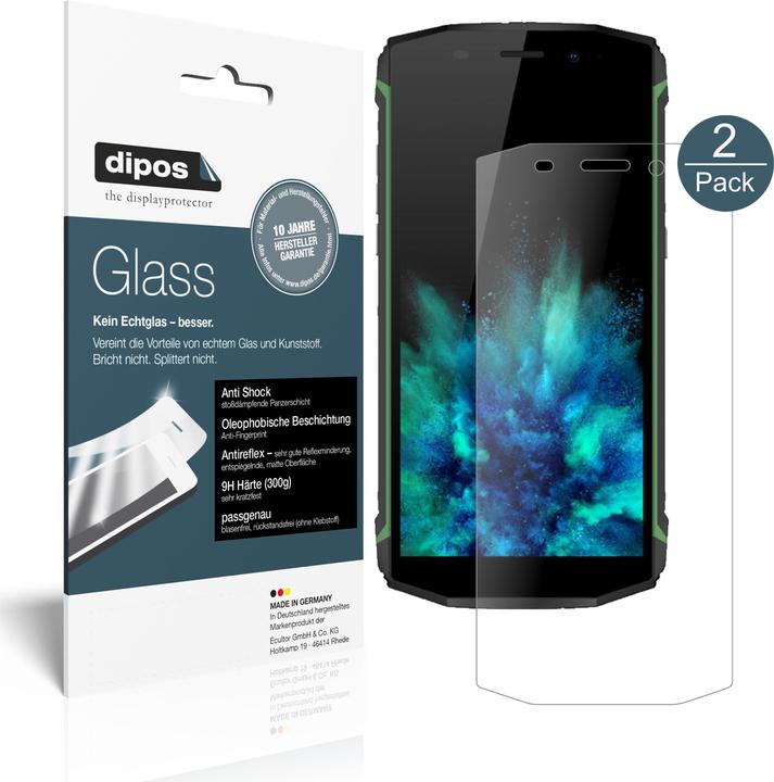 Actual product image Dipos Screen Protector Anti-Shock (2 Piece, Blackview BV5800 Pro)