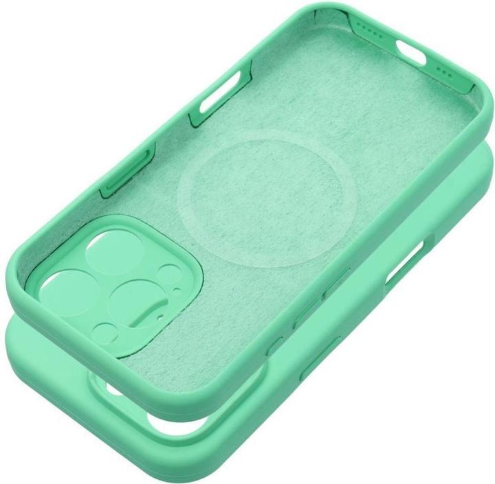 Immagine prodotto OEM Back panel cover Case SILICONE 2mm for IPHONE 15 Pro Max compatible with MagSafe mint (Apple iPhone 15 Pro Max)