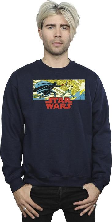 Immagine prodotto Star Wars Comic Strip Luke And Vader Felpa Uomo (L)