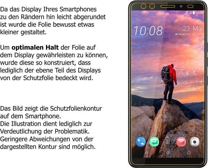 Actual product image Dipos Screen Protector Anti-Glare (2 pcs., HTC U12+)
