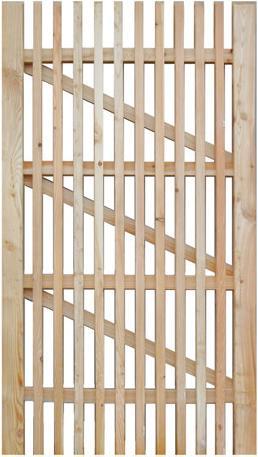 Larus Sichtschutzwandtüre Amrum PEFC (180 cm)