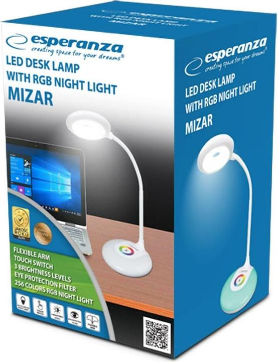 Produktbild Esperanza ELD117 RGB Schreibtischlampe 256 Farben