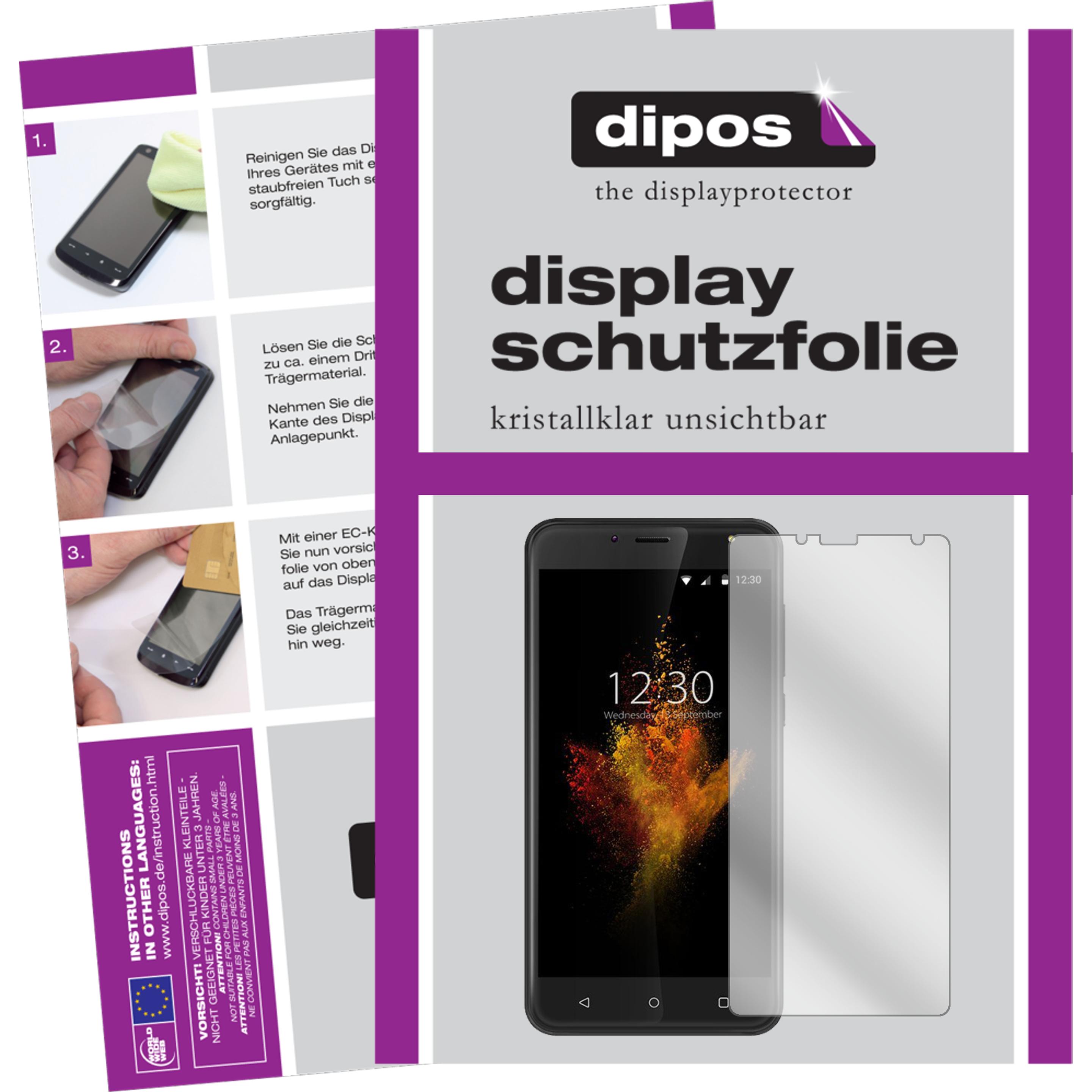 Dipos Displayschutzfolie Crystalclear (2 Stück, Wieppo S6 Lite), Smartphone Schutzfolie, Transparent
