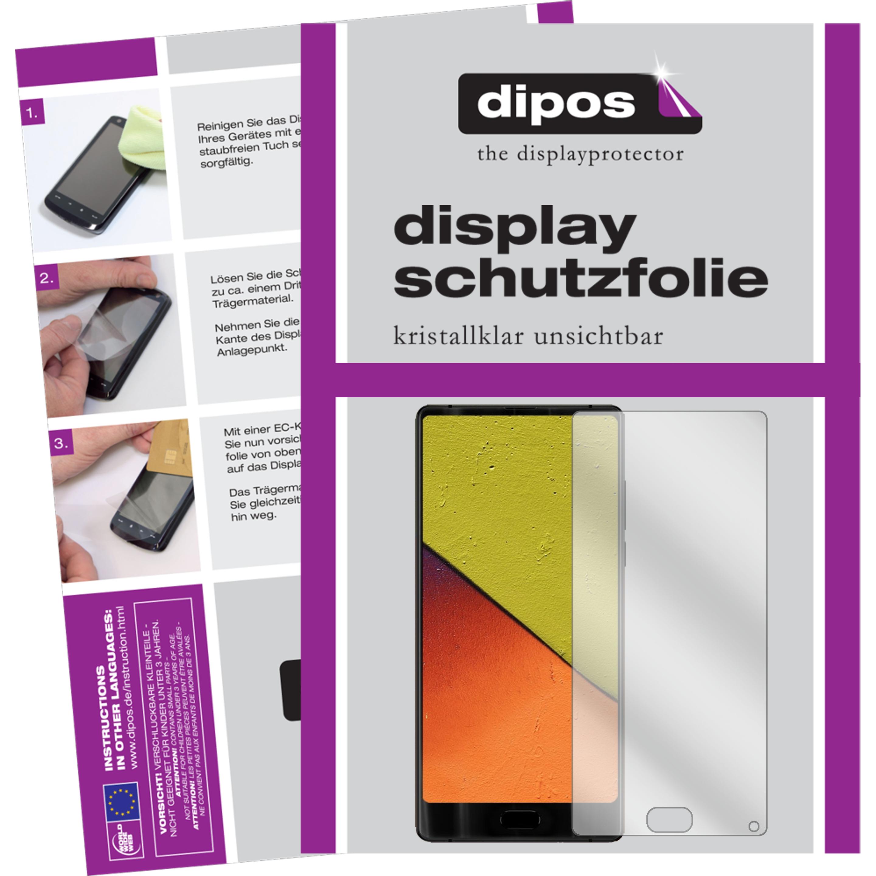 Dipos Displayschutzfolie Crystalclear (2 Stück, Maze Alpha X), Smartphone Schutzfolie, Transparent