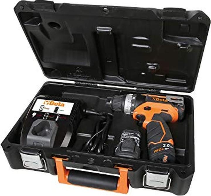 Produktbild BETA Ultrakompakter Akku-Bohrschrauber mit 2 Geschwindigkeiten, LED-Beleuchtung und Antirutschgriff (Akkubetrieb)