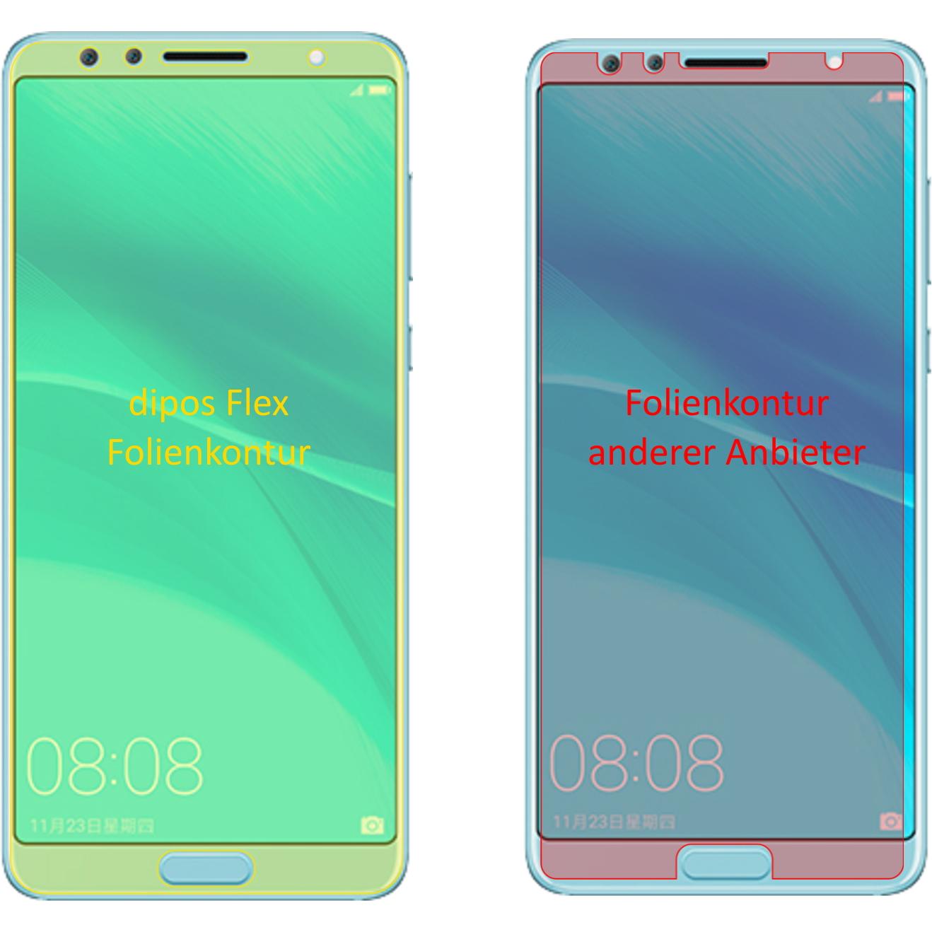 Thumbnail - Dipos Displayschutzfolie Full-Cover 3D (2 Stück, Huawei Nova 2S), Smartphone Schutzfolie, Transparent
