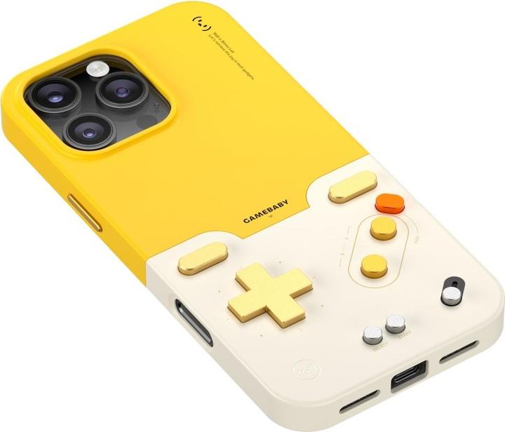 Produktbild Case GAMEBABY with controller for iPhone 16 Pro Max yellow (Apple iPhone 16 Pro Max)
