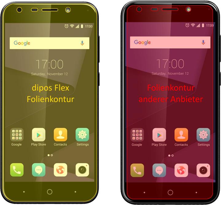 Actual product image Dipos Screen Protector Full-Cover 3D (3 pcs., ZTE Blade A6)