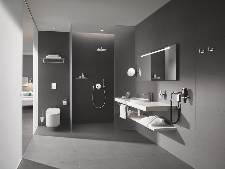 Actual product image Grohe Linear Single Hand Basin Mixer S-Size