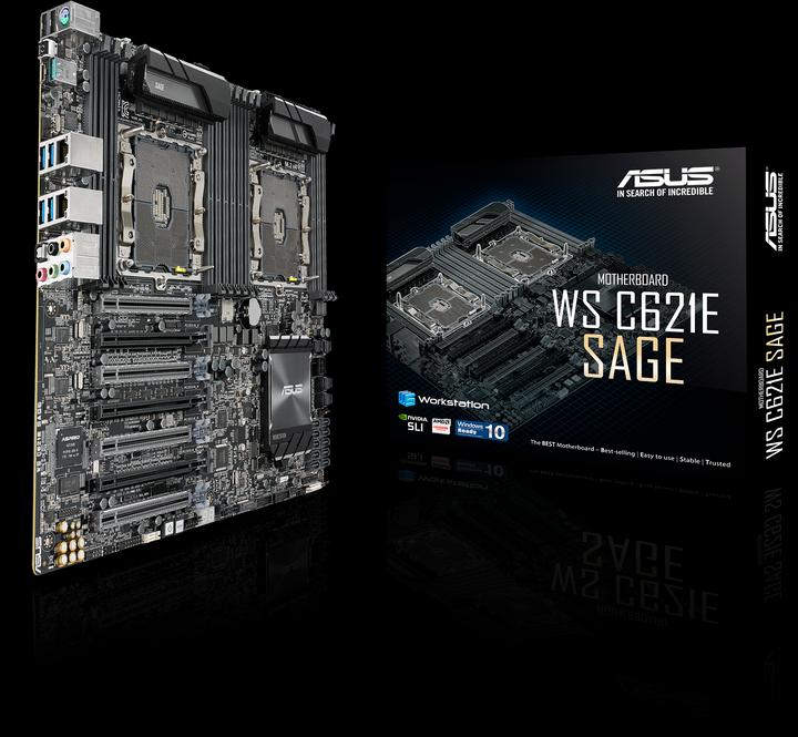 Image du produit ASUS WS C621E SAGE (LGA 3647, Intel C621, SSI EEB)