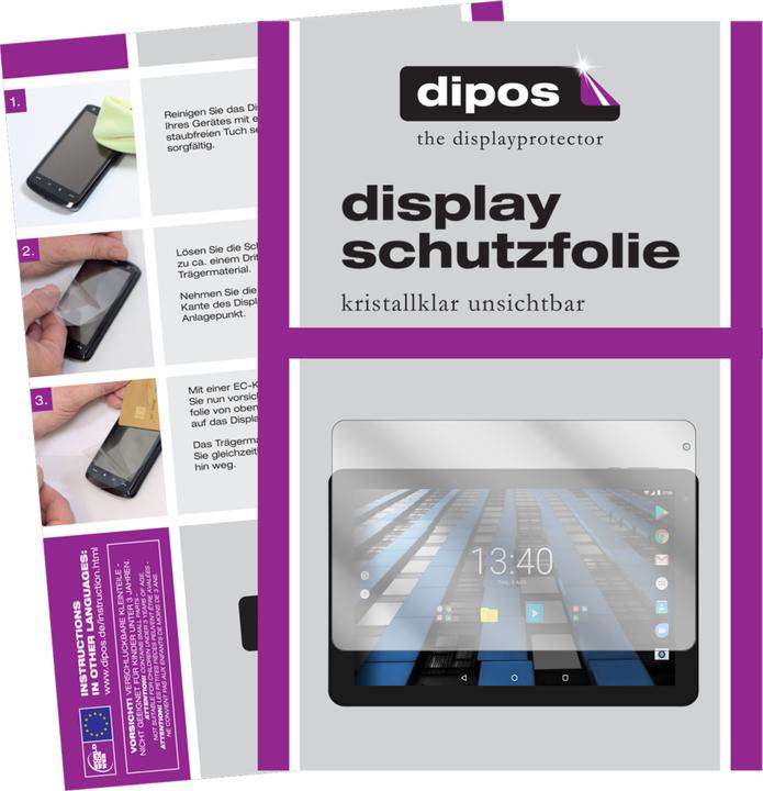 Actual product image Dipos Screen Protector Crystalclear (2 Piece, Diamond Tab)