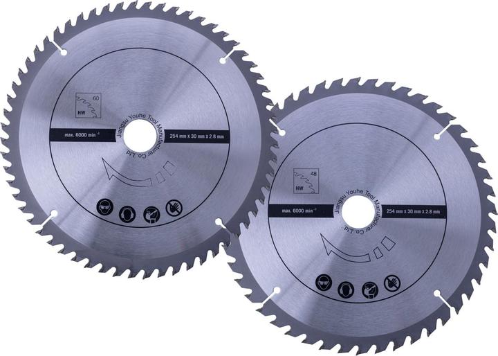 Actual product image Scheppach Circular saw blade set