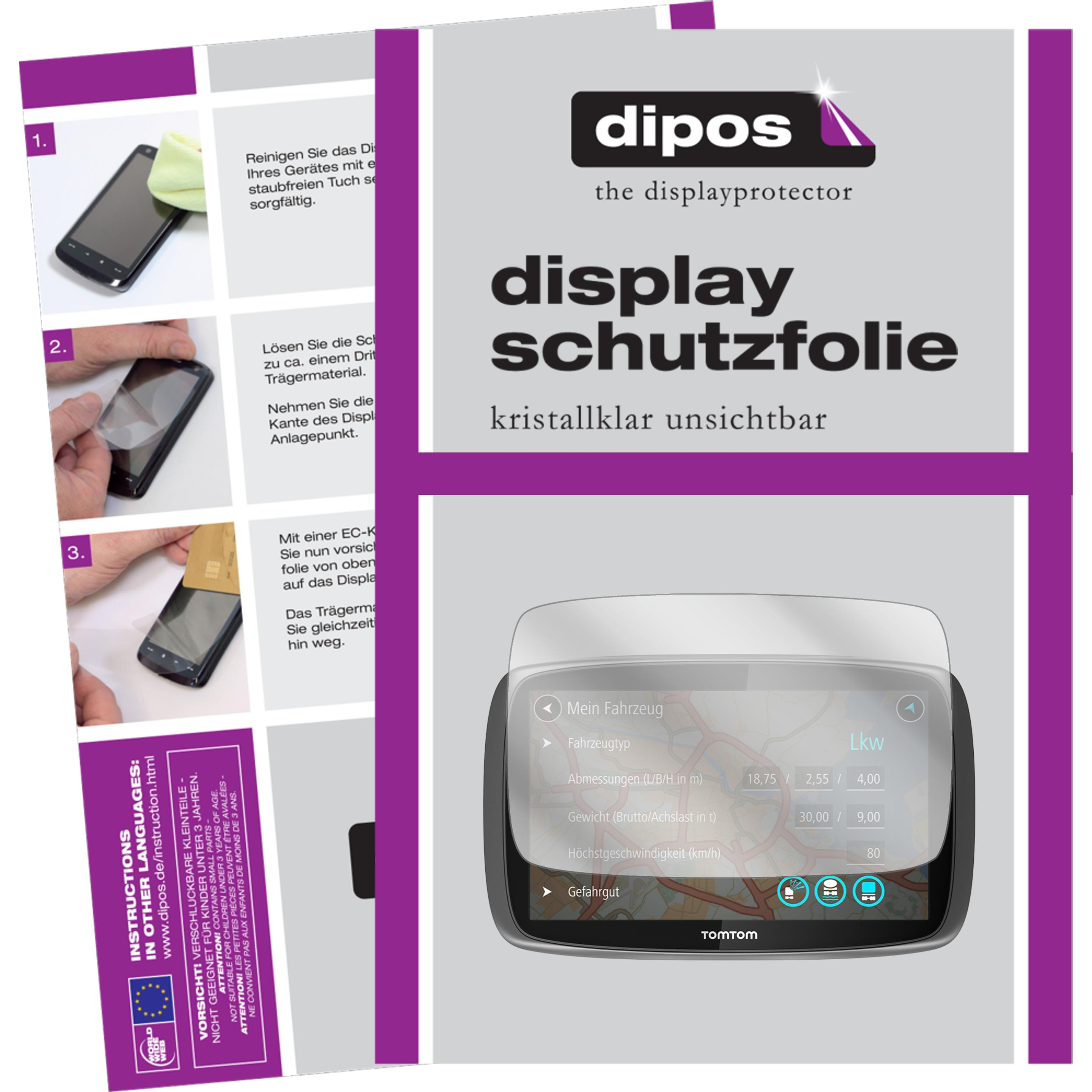 Thumbnail - Dipos, Fahrzeug Navigation Zubehör, Displayschutzfolie Crystalclear