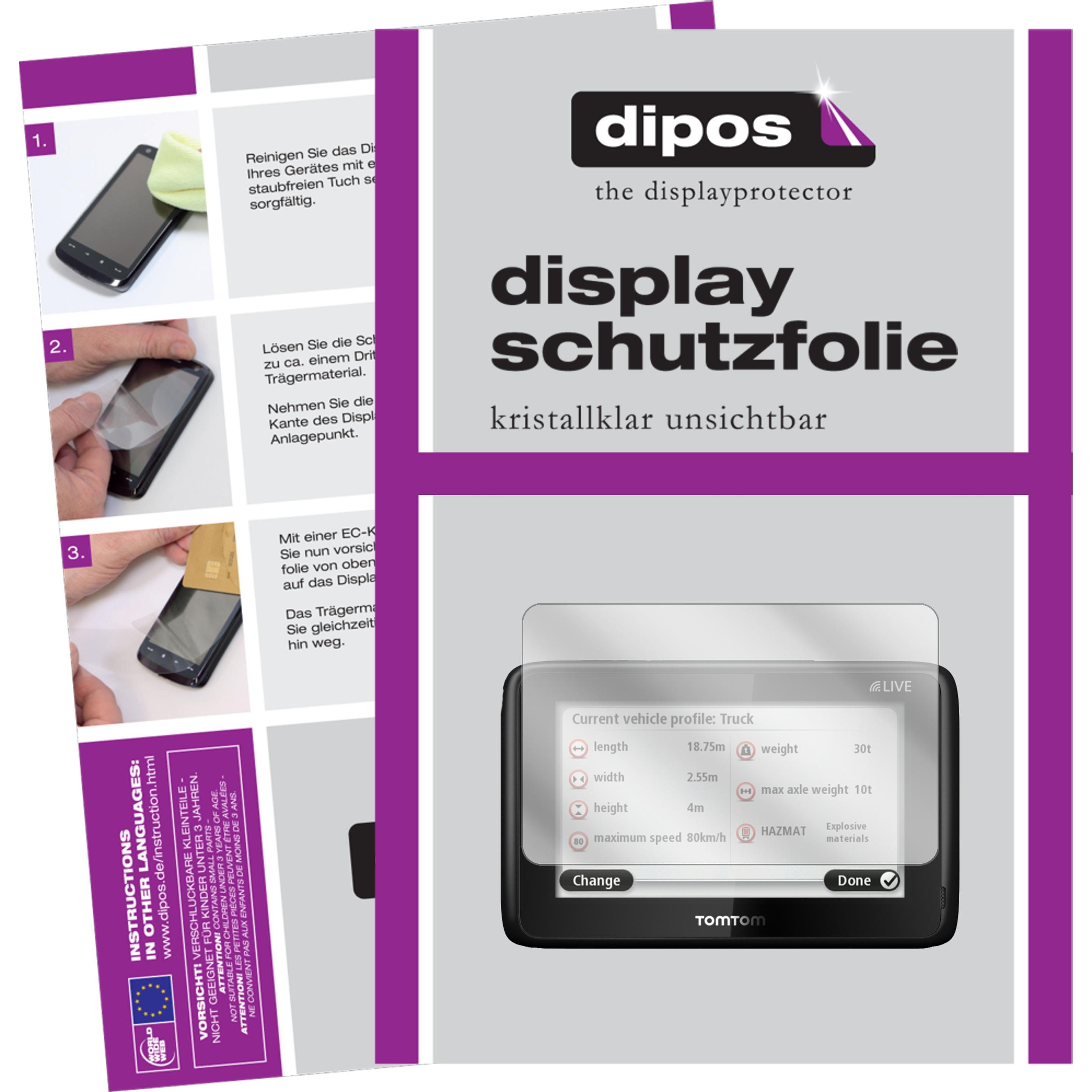 Thumbnail - Dipos, Fahrzeug Navigation Zubehör, Displayschutzfolie Crystalclear