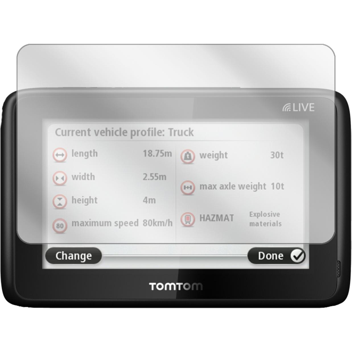 Dipos, Fahrzeug Navigation Zubehör, Displayschutzfolie Crystalclear