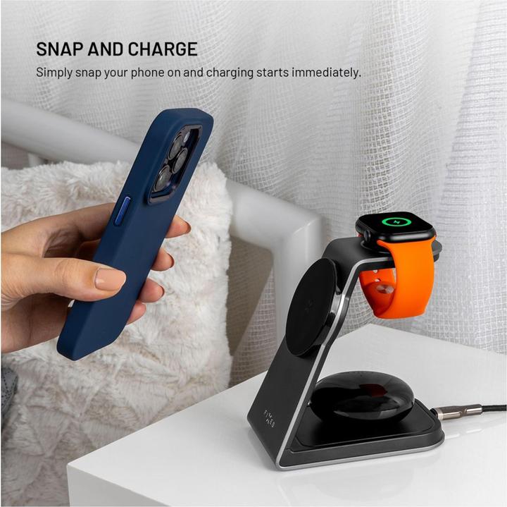 Actual product image Fixed MagPowerstation aluminium, gwiezdna szarość (30 W)