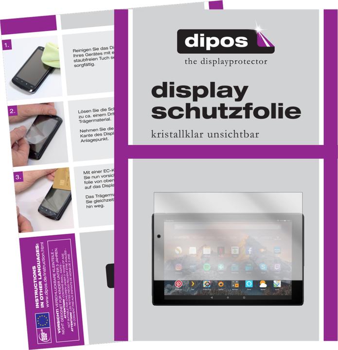 Produktbild Dipos Displayschutzfolie Crystalclear (2 Stück, Fire HD 10 (2019))