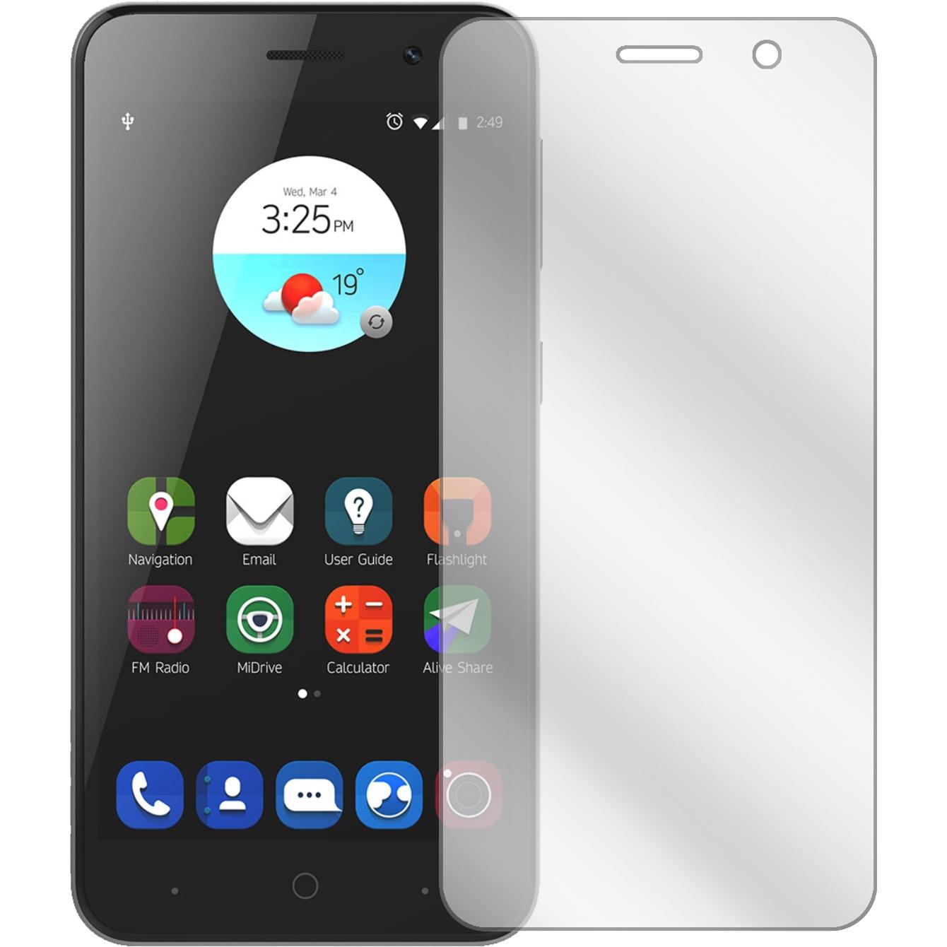 Thumbnail - Dipos Displayschutzfolie Crystalclear (2 Stück, ZTE Blade A520), Smartphone Schutzfolie, Transparent