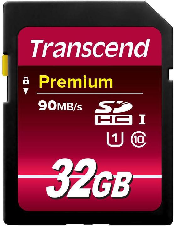 Actual product image Transcend Premium 400x (32 GB, SDHC, U1, UHS-I)