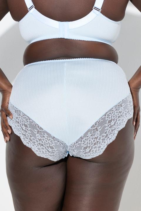 Produktbild Ulla Popken Maxislip, Satin, Spitzen-Rückseite (50, 52)