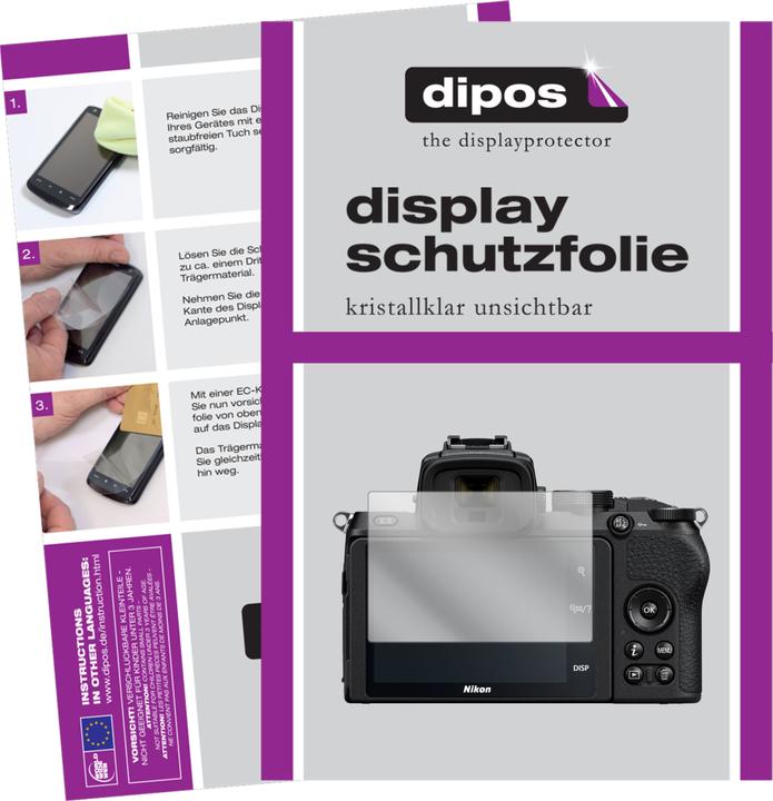 Actual product image Dipos Screen Protector Crystalclear (Screen protector, Nikon Z50)