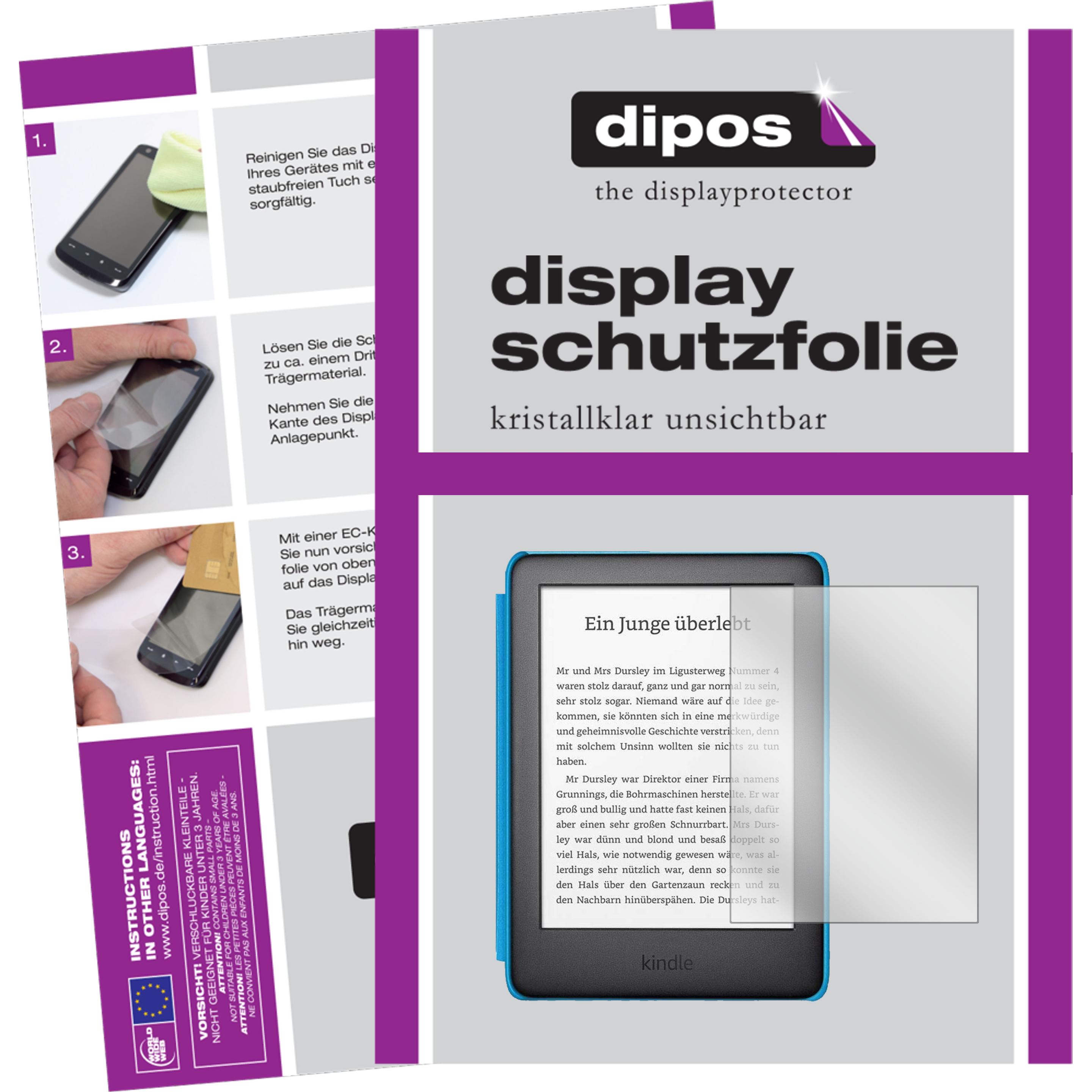 Thumbnail - Dipos Displayschutzfolie Crystalclear (2 Stück, Kindle Kids Edition (2019)), Tablet Schutzfolie