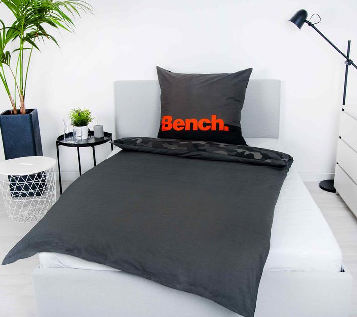 Image du produit Herding Klaus GmbH Bettwäschegarnitur Bench Camouflage Anthrazit (Housse de couette, 160 x 210 cm)