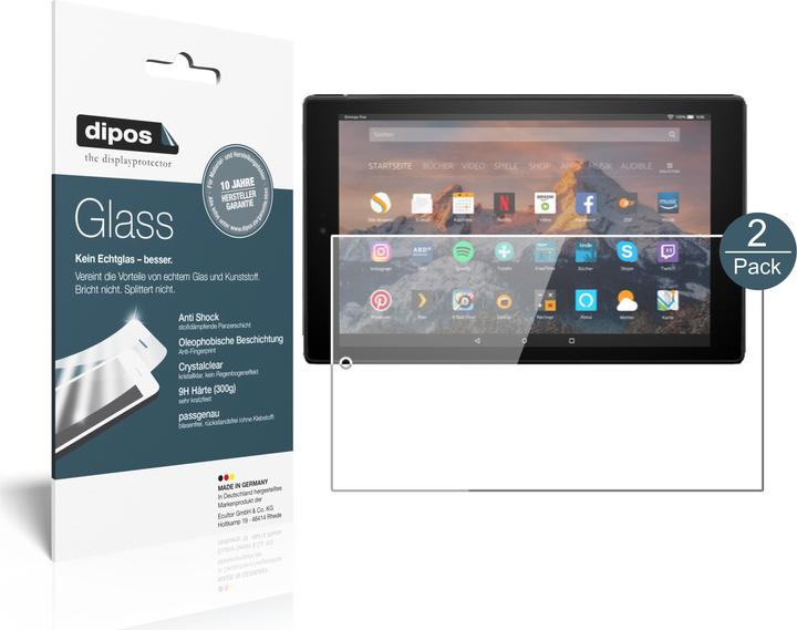 Actual product image Dipos Screen Protector Anti-Shock (1 pcs., Amazon Fire HD 10 2019)