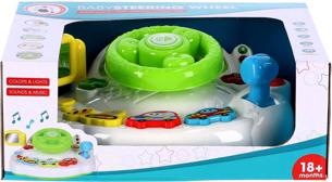 Actual product image Steering Wheel You Baby Light And Sound Battery Operated