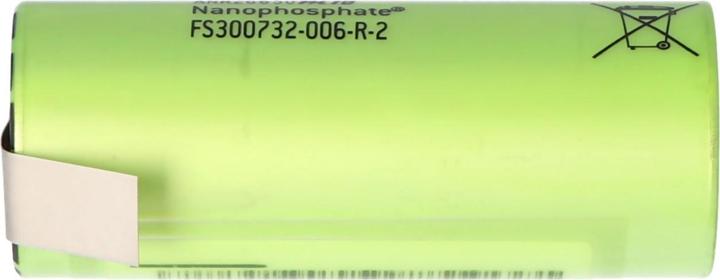 Image du produit A123 Systems Akku ANR26650M1B, mit Lötfahnen Z-Form (2500 mAh)