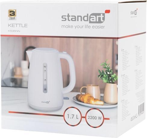 Actual product image Standart Electric kettle K535NN, 1.7 l, white (1.70 l)