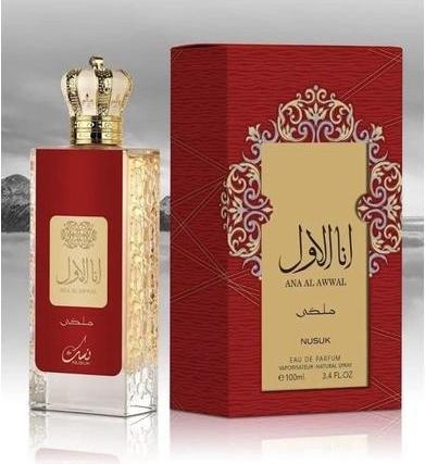 Actual product image Nusuk Ana Al Awwal Rouge (Eau de parfum, 100 ml)