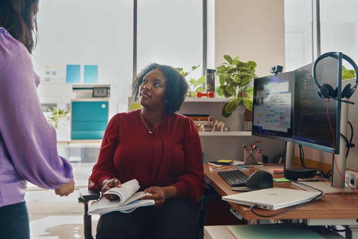 Actual product image Poly HP Blackwire 3320 USB-C Headset, Wired, Office/Call center, 130 g, Headset, Black (Cable, USB-C)