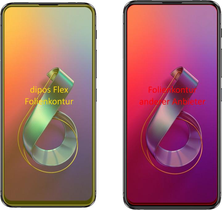 Immagine prodotto Dipos Pellicola Protettiva Full-Cover 3D (3 Pezzo/i, Asus Zenfone 6)