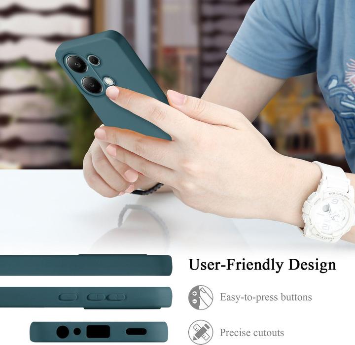 Image du produit Cadorabo Housse pour Redmi Note 13 pro 4G TPU avec protection liquide Design en silicone (Xiaomi Redmi Note 13 Pro 4G)