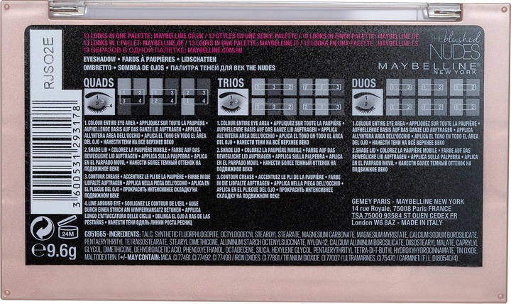Produktbild Maybelline New York Palette (0 The Blushed Nudes)