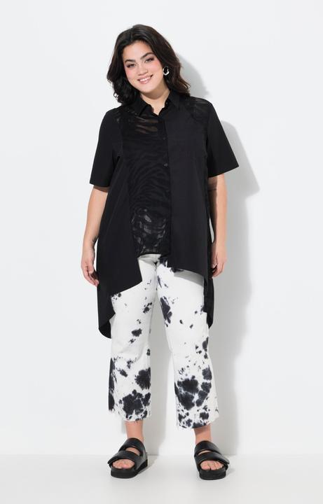 Immagine prodotto Angel of Style Bluse, A-Linie, Spitzeneinsätze, asymmetrischer Sau (50)